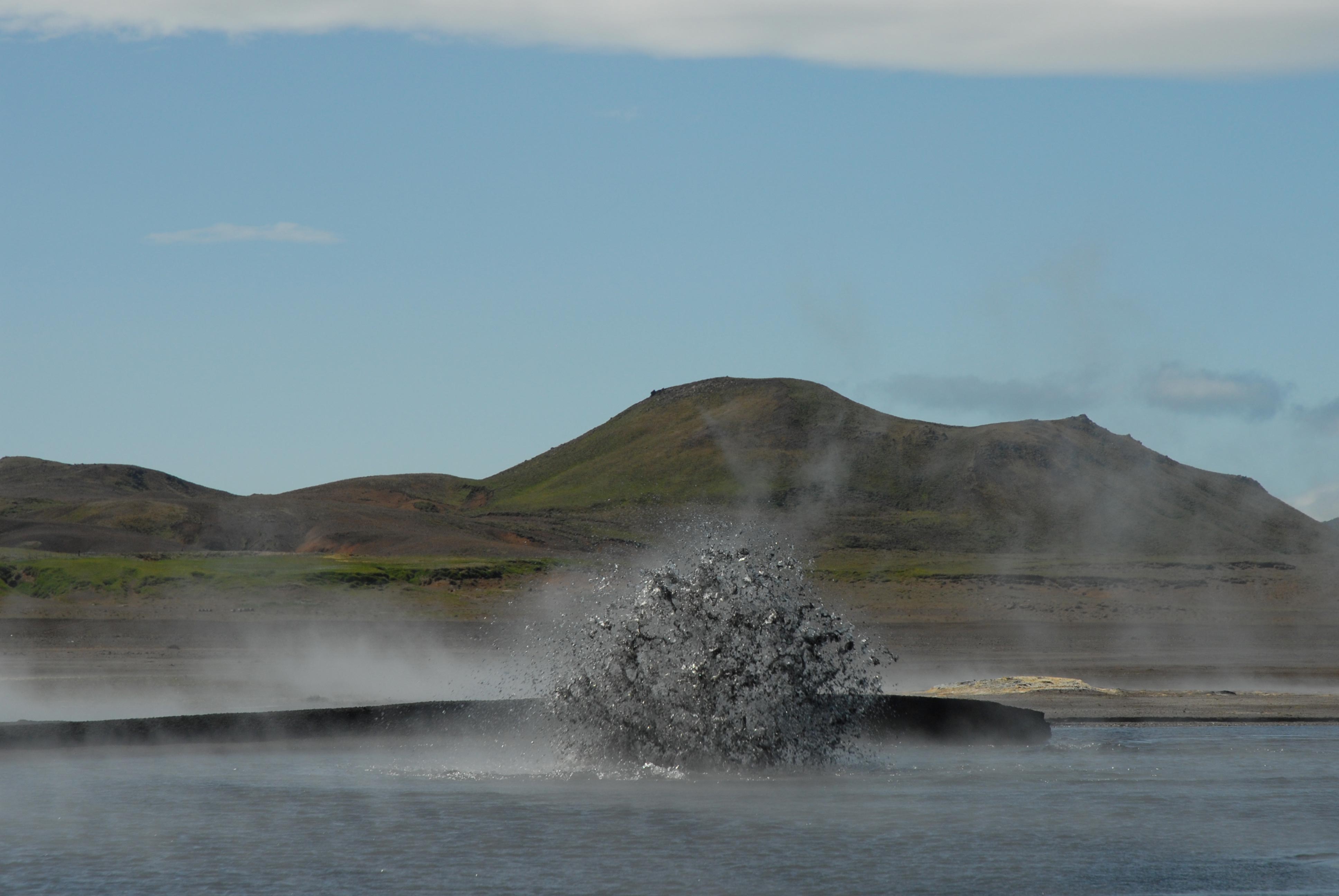 Geothermie Keflavatan Island, Islande eruption Keflavatan